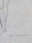 Auguste ROUBILLE - Original drawing - Pencil - Ballerina dancer