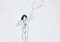 Claude VIETHO - Original drawing - Ink - Dance