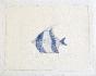 LA ROCHE LAFFITTE - Original painting - Watercolor - Fish 10