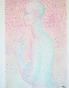 Jacques BOÉRI - Original print - Cotechnigraphy - Naked woman