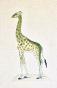 LA ROCHE LAFFITTE - Original painting - Watercolor - Giraffe