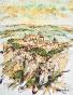 Michel DE ALVIS - Original Painting - Oil - Toled landscape