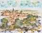 Michel DE ALVIS - Original Painting - Oil - Toled Landscape 2