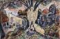 Armel DE WISMES - Original Painting - Watercolor - The Arc Angel Saint Michel