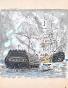 Armel DE WISMES - Original Painting - Watercolor - Galleon at sea 10