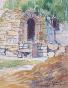Etienne GAUDET - Original painting - Watercolor - Farm in Kervir