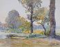 Etienne GAUDET - Original painting - Watercolor - Landscape