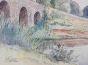 Etienne GAUDET - Original painting - Watercolor - The Ponts-Chartrains