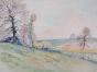 Etienne GAUDET - Original painting - Watercolor - Vileberfol, Loire Valley