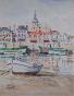 Etienne GAUDET - Original painting - Watercolor - Croix de vie