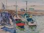 Etienne GAUDET - Original painting - Watercolor - Port Croix-de-Vie