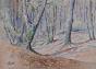 Etienne GAUDET - Original painting - Watercolor - Russy Forest, Loire Valley