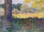 Etienne GAUDET - Original painting - Watercolor - Loire Valley Forest