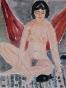 Edouard RIGHETTI  - Original painting - Watercolor - Naked