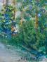 Edouard RIGHETTI  - Original painting - Gouache - My Garden in Menton