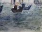 Edouard RIGHETTI  - Original painting - Watercolour - Amsterdam