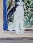 Edouard RIGHETTI  - Original painting - Watercolour and Gouache - The cat in Puechabon