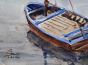 Etienne GAUDET - Original painting - Watercolor - Small boats in St Croix de vie