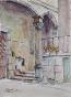 Etienne GAUDET - Original painting - Watercolor - Blois, Hotel de Condé 2