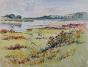 Etienne GAUDET - Original painting - Watercolor - Loire Valley landscape 8