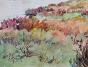 Etienne GAUDET - Original painting - Watercolor - Loire Valley landscape 10