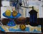 Edouard RIGHETTI  - Original painting - Gouache - Still life, the fruit bowl