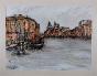 Michel DE ALVIS - Original Painting - Gouache - Venice