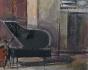 Edouard RIGHETTI  - Original painting - Oil - Menton Music Festival