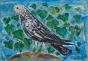 Edouard RIGHETTI  - Original painting - Oil - Bird