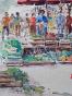 Etienne GAUDET - Original painting - Watercolor - Market in Saint-Gilles-Croix-de-Vie 3