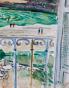 Edouard RIGHETTI  - Original painting - Watercolour - Window St Pair sur Mer