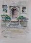 Etienne GAUDET - Original painting - Watercolor - Blois, Hotel de Condé