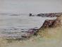Etienne GAUDET - Original painting - Watercolor - Sea in the Vendée