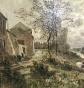 Gustave Den Duyts - Original painting - Oil on canvas - View Of The Ghent-Terneuzen Canal