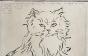 Janie Michels - Original drawing - Ink - Topaz, Janie's cat