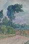 Pierre-Edmond PERADON - Original painting - Watercolor - Grove near the path