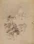 Auguste ROUBILLE - Original drawing - Pencil - Our Lady Sacred Heart