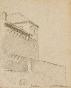 Auguste ROUBILLE - Original drawing - Pencil - Prison