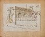 Auguste ROUBILLE - Original drawing - Ink - Town House 2