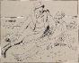 Auguste ROUBILLE - Original drawing - Ink - Nice month of May