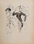 Auguste ROUBILLE - Original drawing - Ink - Social evening