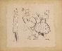 Auguste ROUBILLE - Original drawing - Ink - The dance of the USA