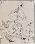 Auguste ROUBILLE - Original drawing - Ink - State Promises