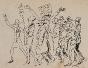 Auguste ROUBILLE - Original drawing - Ink - Women's right to vote