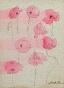 Auguste ROUBILLE - Original drawing - Pencil - Poppies