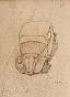 Auguste ROUBILLE - Original drawing - Pencil - Car 8