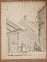 Auguste ROUBILLE - Original drawing - Pencil - Exterior view