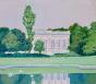 Auguste ROUBILLE - Original painting - Gouache - The Grand Trianon at Versailles