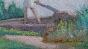 Auguste ROUBILLE - Original painting - Oil - Boat trip