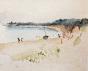 Janine JANET - Original painting - Watercolor - Seaside
